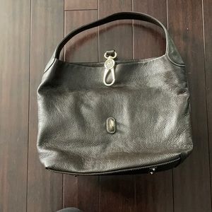 Dooney and Bourke dark brown/black leather bag